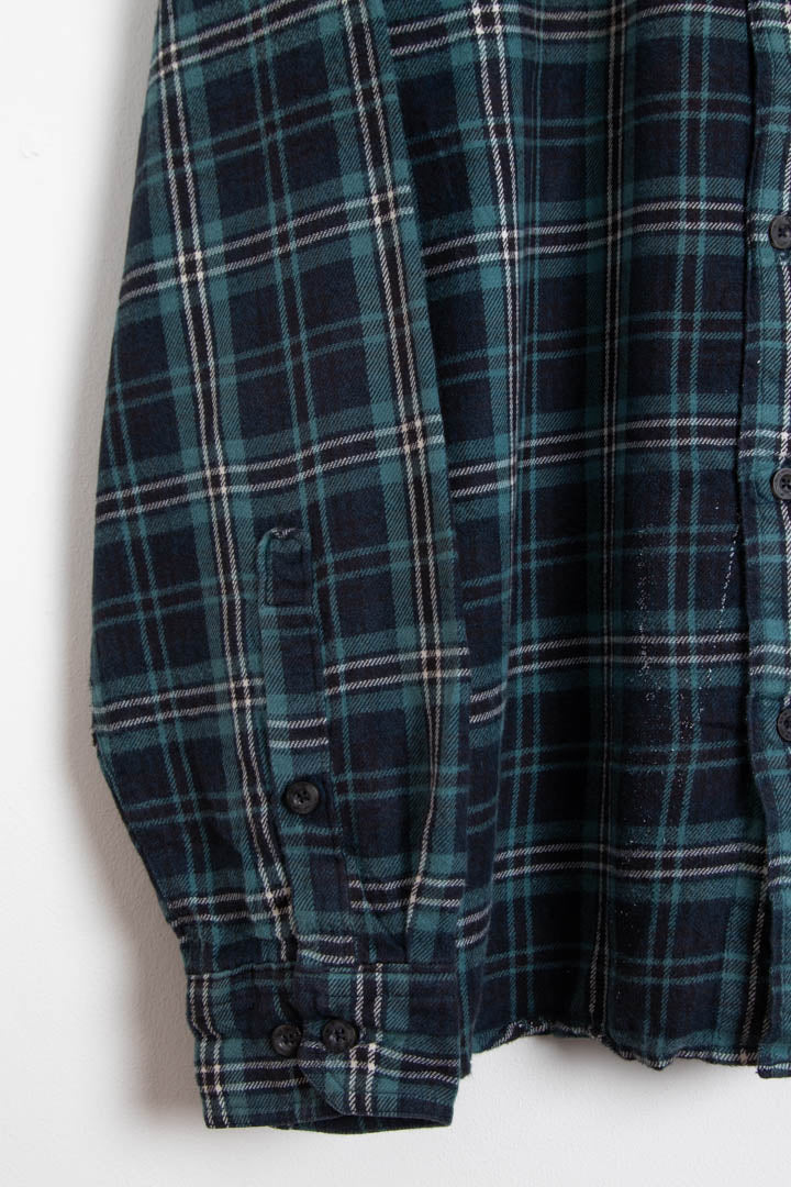 Image of Woolrich Long Sleeve Checkered Flannel Shirt (XL)