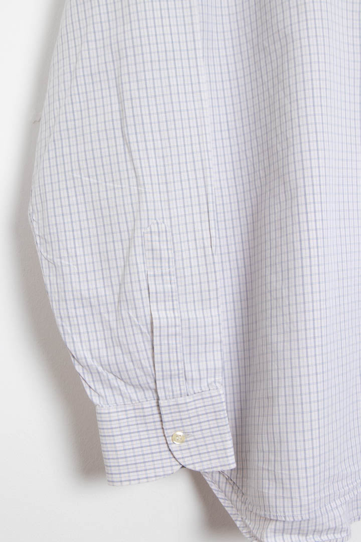 Image of YSL Long Sleeve Windowpane Shirt (L)