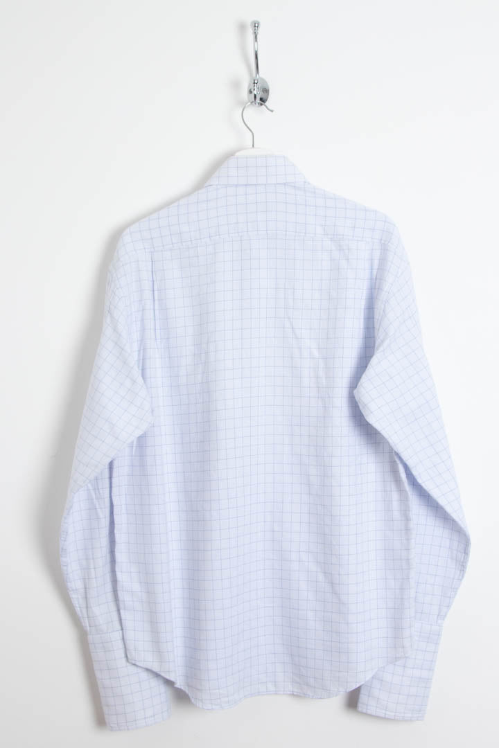 Image of YSL Long Sleeve Windowpane Dinner Shirt (M)