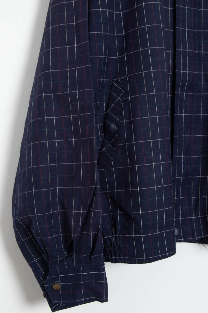 Image of YSL Checkered Harrington Jacket (L)