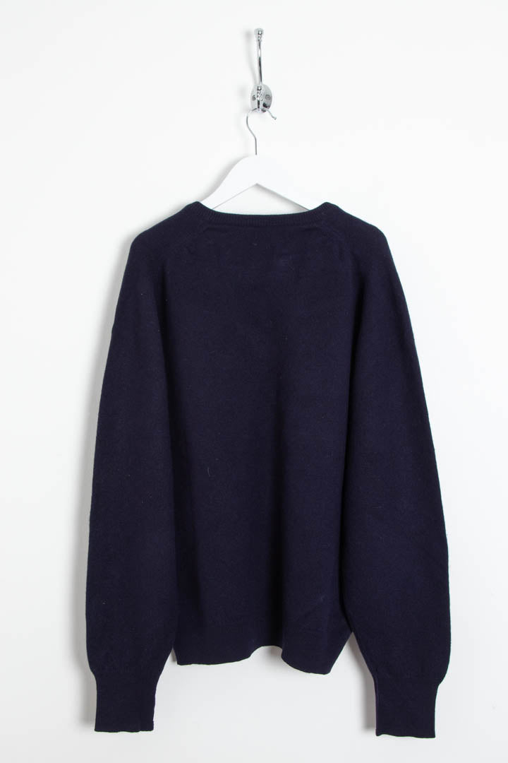 Image of Burberry V Neck Wool Jumper (XL)