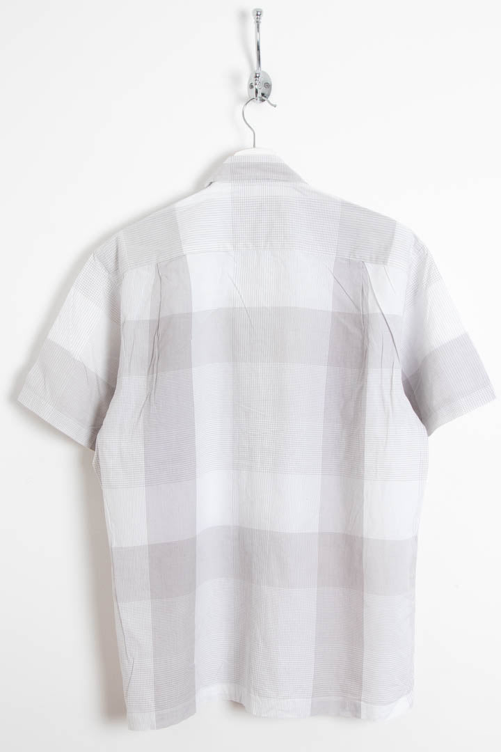 Image of YSL Short Sleeve Checkered Shirt (S)