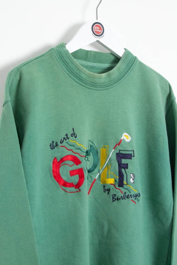 Image of Women's Burberry Golf Crew Neck Sweatshirt (M)