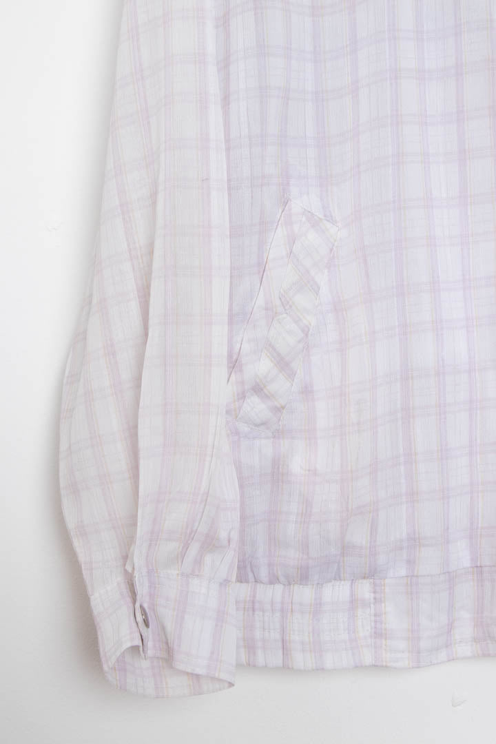 Image of YSL Checkered Harrington Jacket (M)