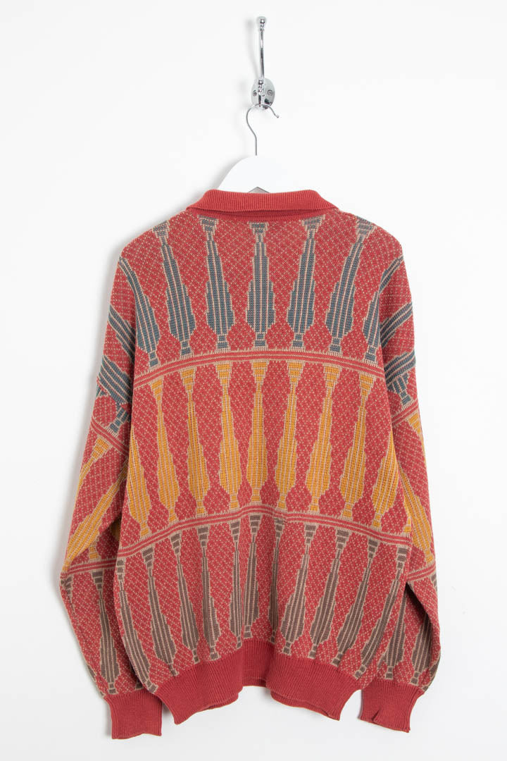 Image of Christian Dior Long Sleeve Knitted Polo Jumper (M)