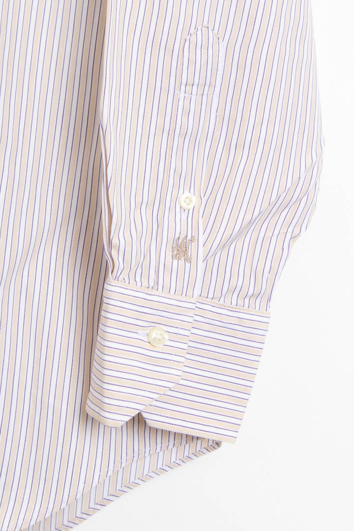 Image of Burberry Long Sleeve Pinstripe Shirt (L)