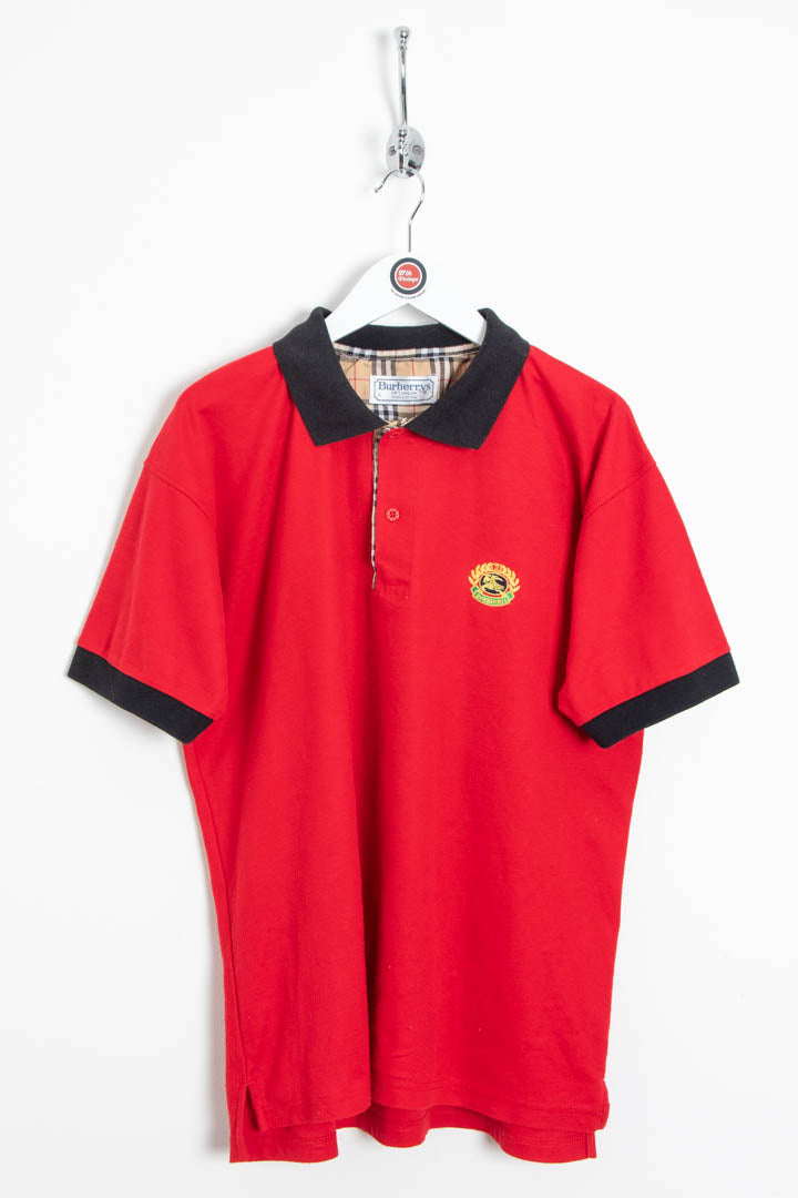 Image of Burberry Short Sleeve Polo Shirt (M)