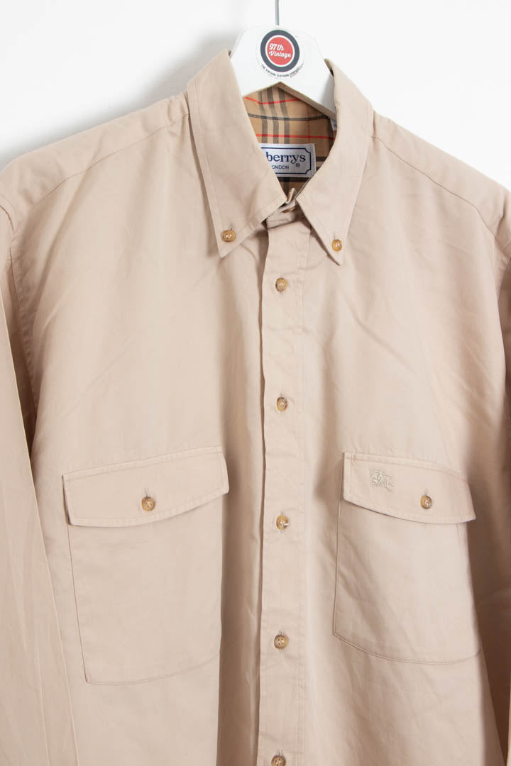 Image of Burberry Utility Long Sleeve Shirt (XXL)