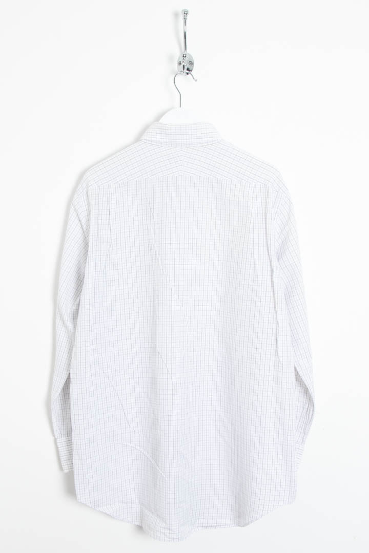 Image of Burberry Long Sleeve Windowpane Shirt (S)