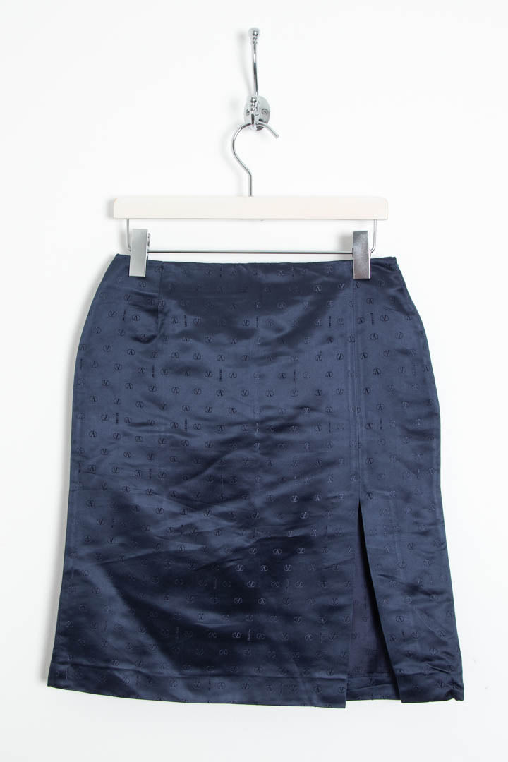 Image of Women's Valentino Garavani Monogram Pencil Skirt (UK 14)