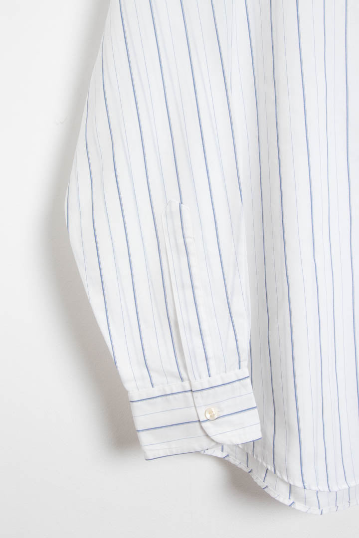 Image of YSL Long Sleeve Pinstripe Shirt (M)