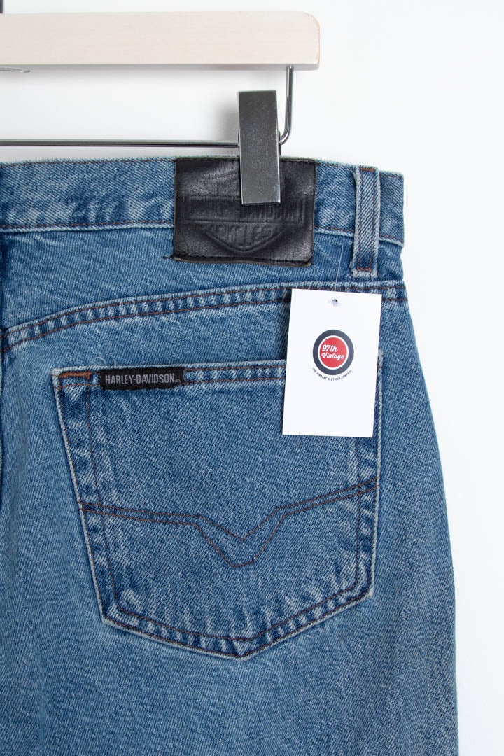 Image of Harley Davidson Baggy Denim Jeans (W34 x L32)