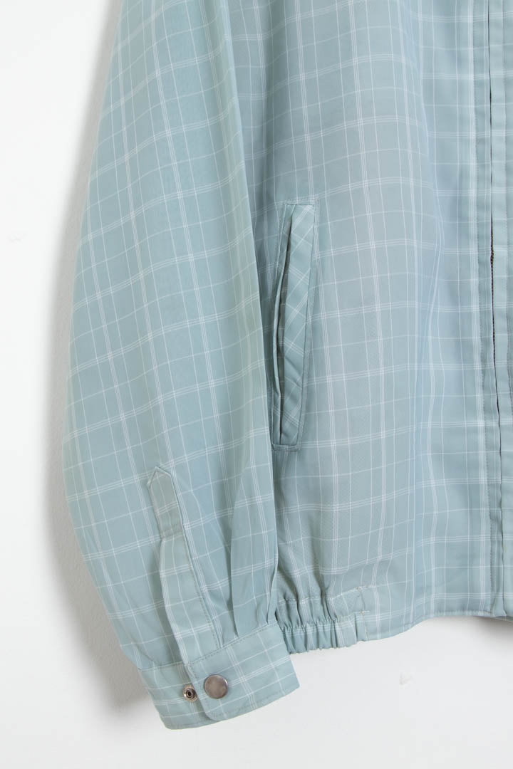 Image of YSL Checkered Harrington Jacket (S)