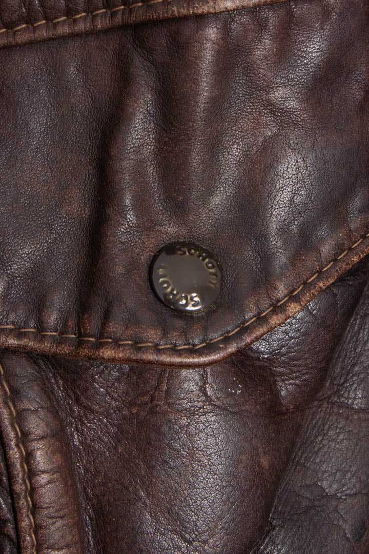 Image of Schott NYC G1 Leather Flight Jacket (S)