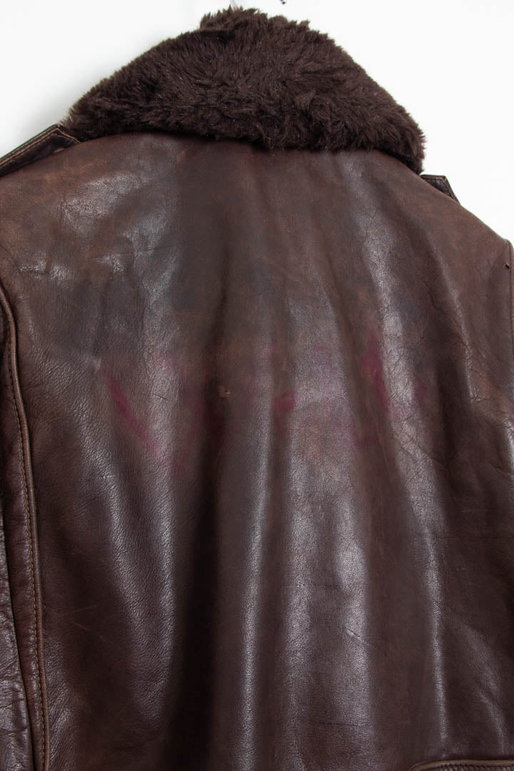 Image of Schott NYC G1 Leather Flight Jacket (S)