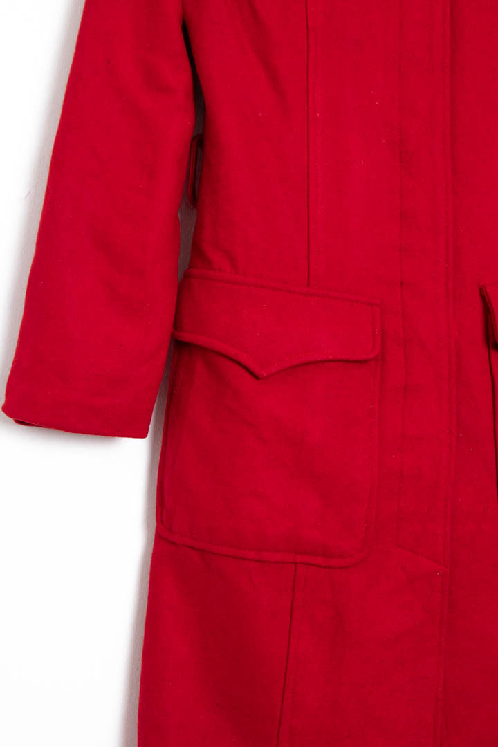 Image of Women's Versace Wool Trench Coat (XS)