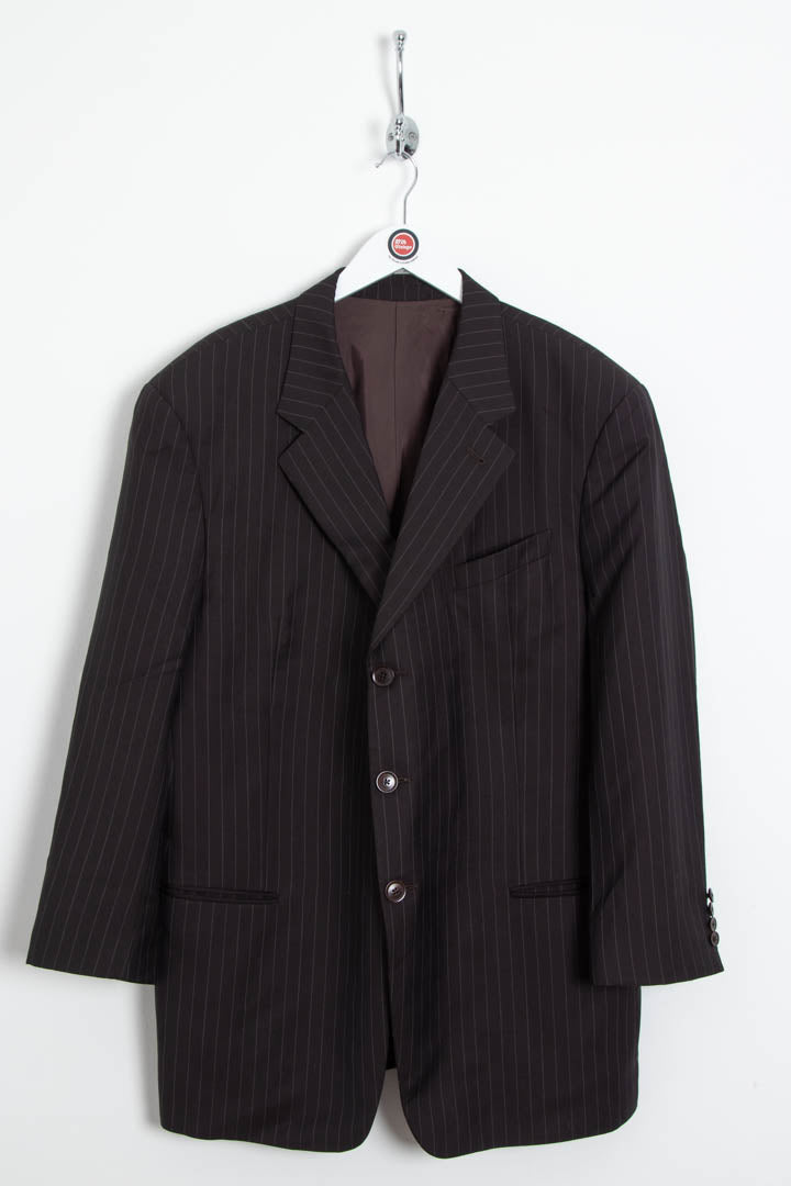 Image of Armani Collezioni Pinstripe Blazer Jacket (L)