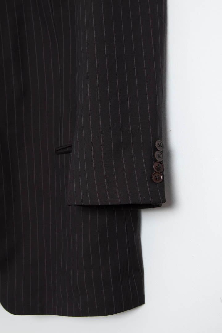 Image of Armani Collezioni Pinstripe Blazer Jacket (L)