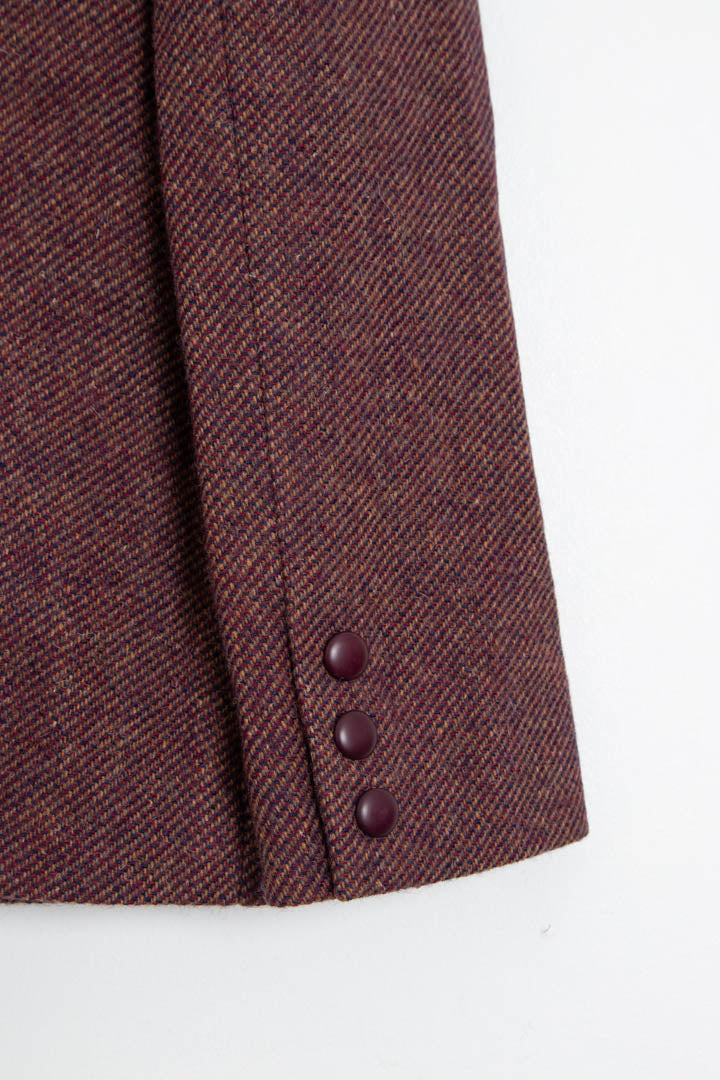 Image of Women's Christian Dior Wool Tweed Cropped Blazer Jacket (S)
