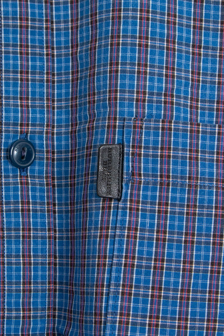 Image of Burberry Long Sleeve Checkered Shirt (S)