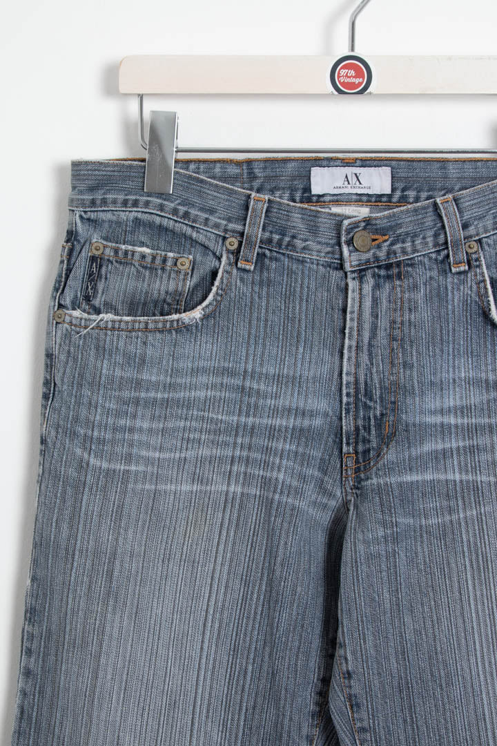 Image of Armani Exchange Straight Leg Denim Jeans (W32 x L33)