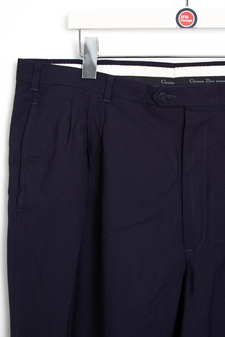 Christian Dior Pleated Suit Trousers (W38 x L29) – 97th Vintage