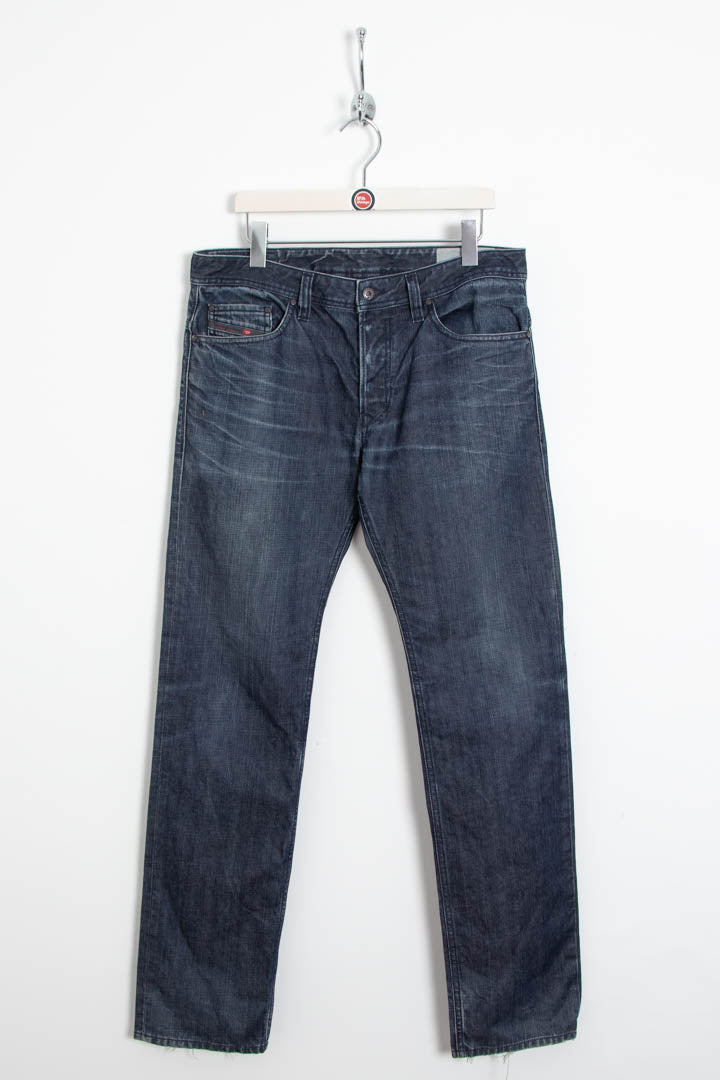 Image of Diesel Slim Straight Dark Denim Jeans (W34 x L34)