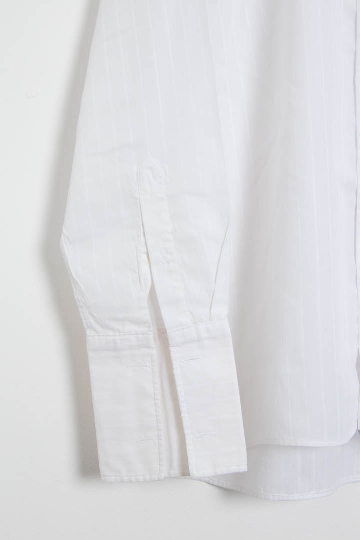 Image of Christian Dior Long Sleeve Pinstripe Dinner Shirt (L)