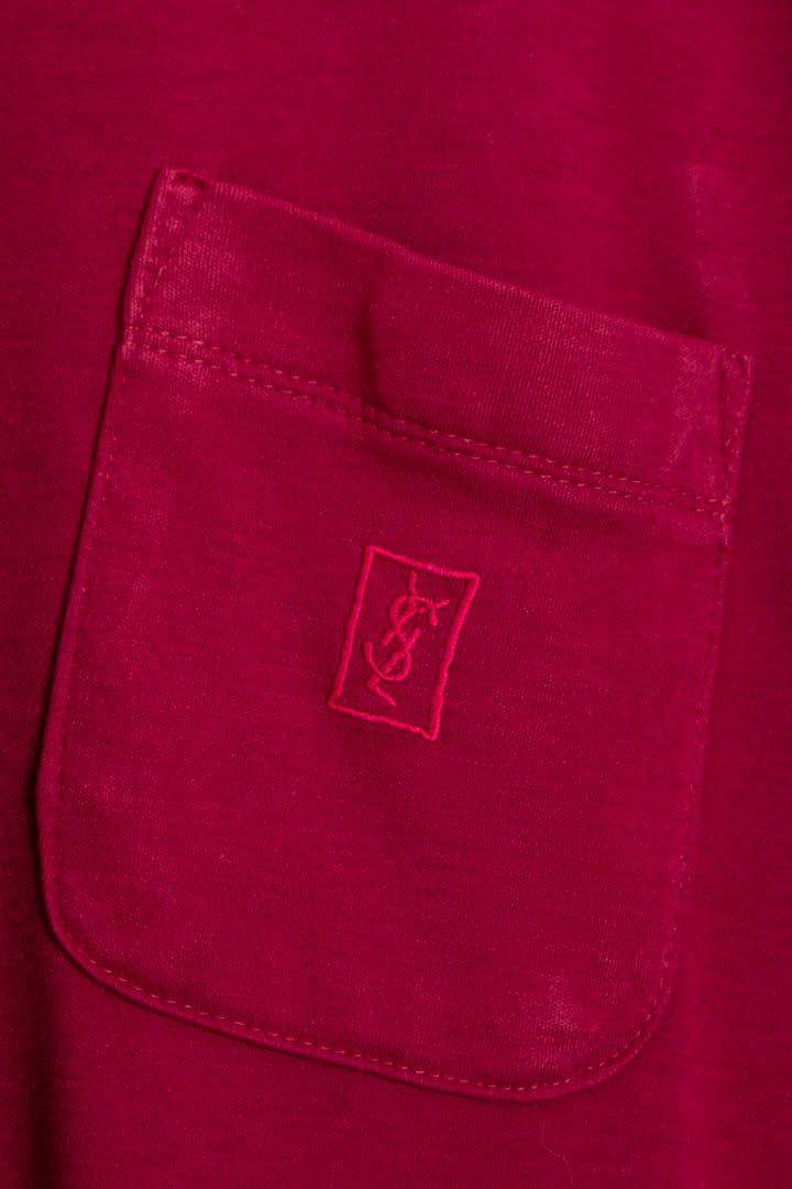Image of YSL Long Sleeve Polo Shirt (S)
