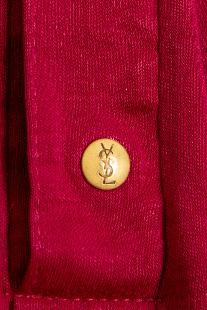 Image of YSL Long Sleeve Polo Shirt (S)