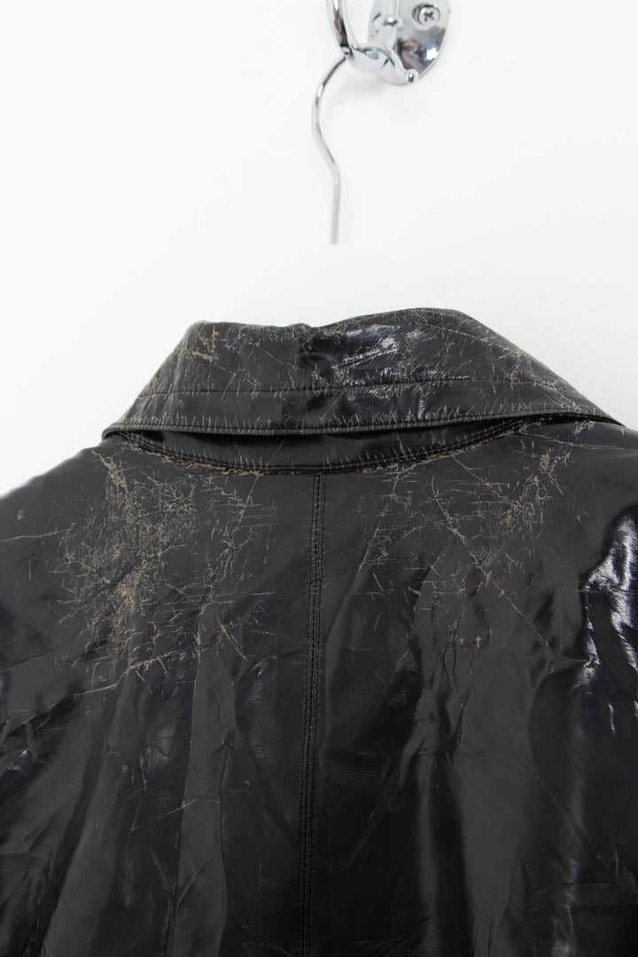 Image of Women's YSL Long PVC Coat (M)