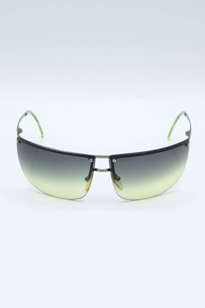 Image of Gucci Half Frame Wrap Sunglasses 2652