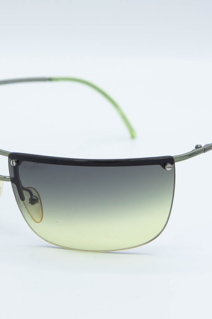 Image of Gucci Half Frame Wrap Sunglasses 2652