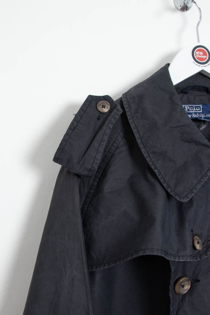 Image of Polo Ralph Lauren Double Breasted Long Trench Coat (XL)