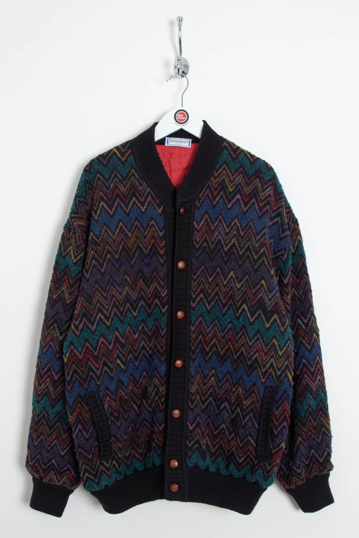 Image of YSL Quilted Cardigan Jacket (L)