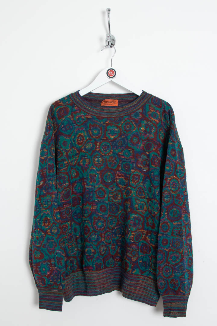 Image of Missoni Crew Neck Knitted Wool Jumper (M)