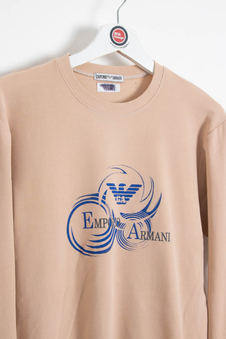 Women's Emporio Armani Long Sleeve Waffle T-Shirt (S) – 97th Vintage