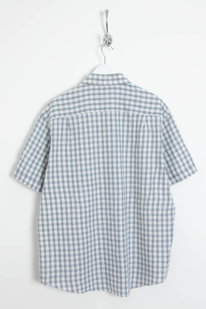 Image of YSL Short Sleeve Checkered Shirt (L)