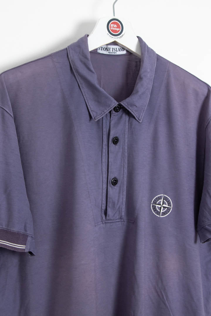2009 Stone Island Short Sleeve Compass Logo Polo Shirt (M) – 97th