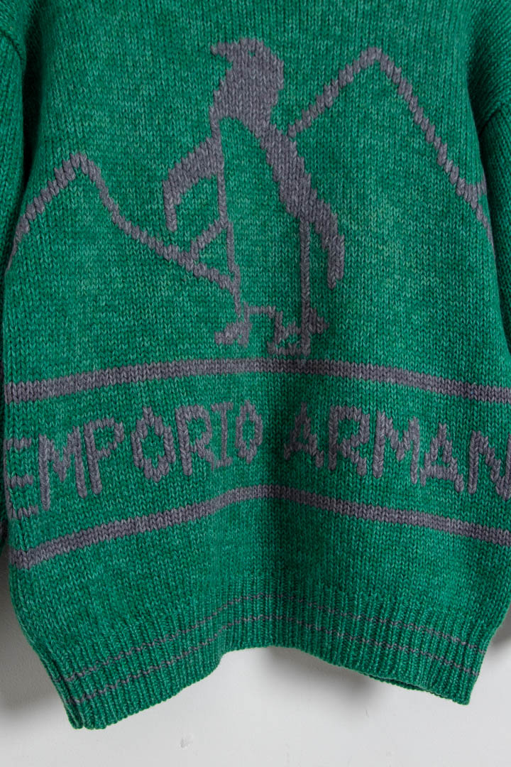 Women's Emporio Armani Knitted Crew Neck Jumper (M) – 97th Vintage