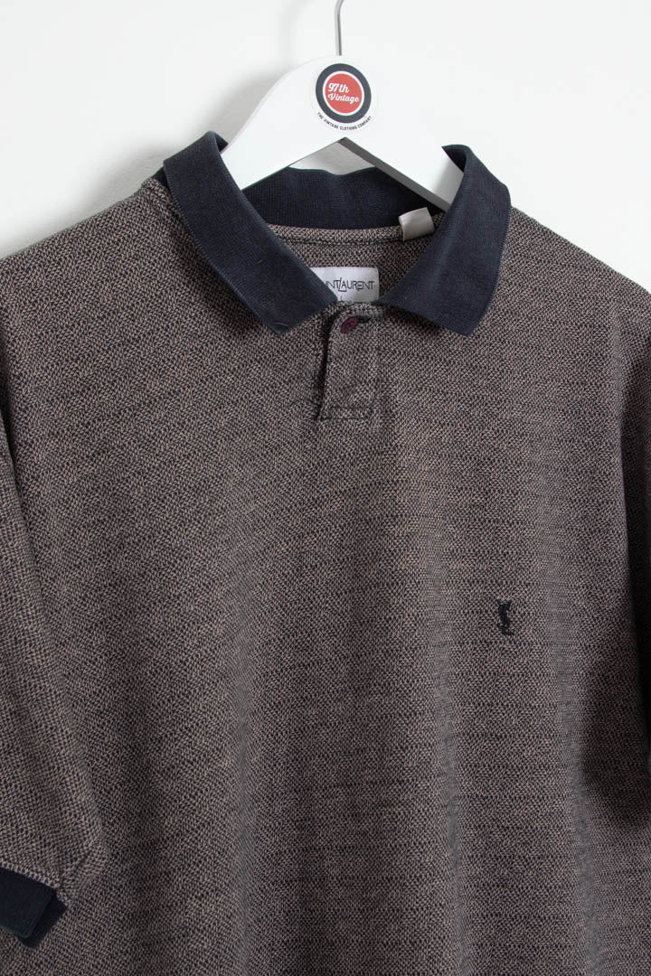 Image of YSL Short Sleeve Polo Shirt (S)