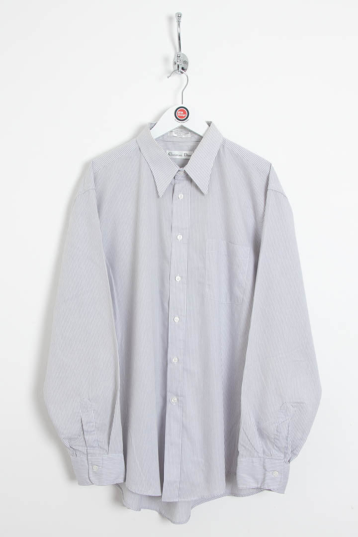 Image of Christian Dior Long Sleeve Pinstripe Shirt (XL)