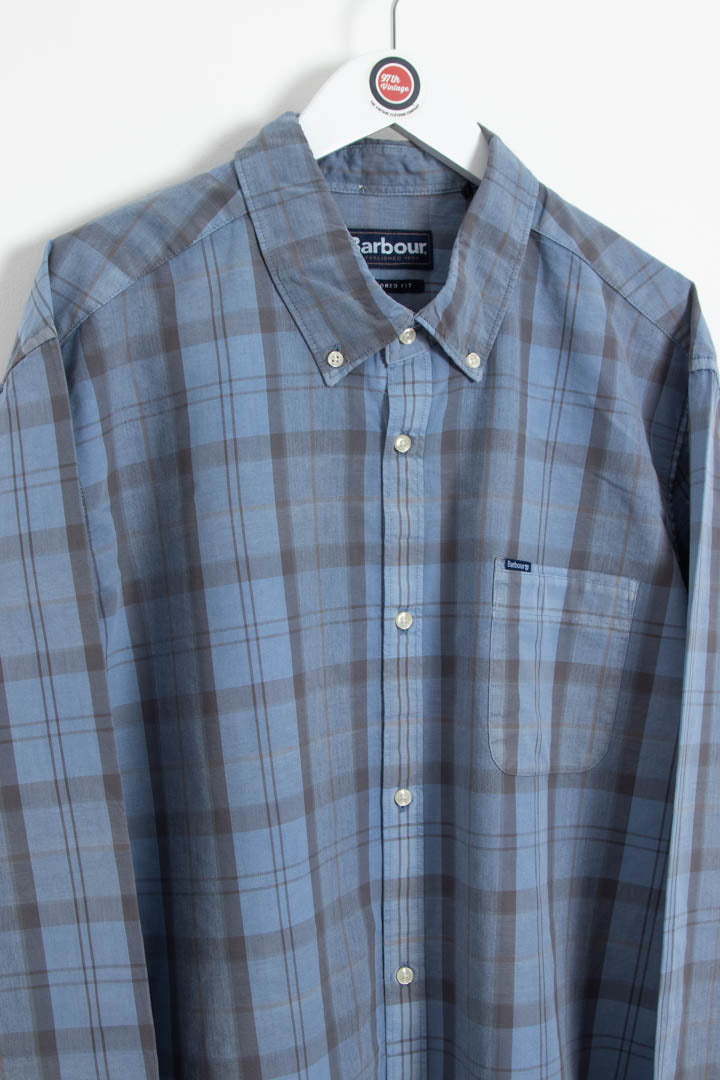 Image of Barbour Long Sleeve Checkered Shirt (XXL)