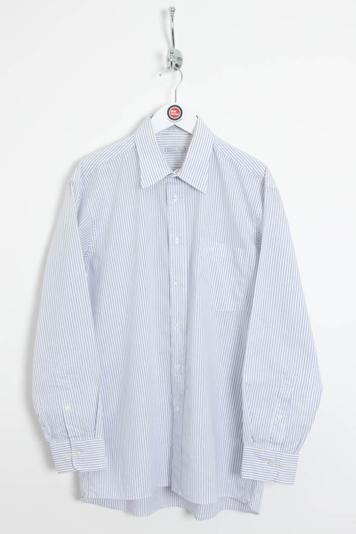 Image of Christian Dior Long Sleeve Pinstripe Shirt (M)