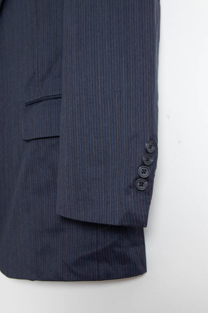 Image of Aquascutum Pinstripe Blazer Jacket (S)