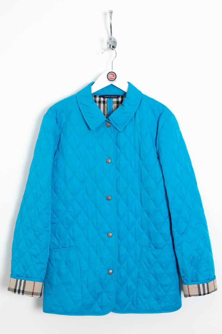 Image of Women's Burberry Nova Check Lined Quilted Jacket (S)