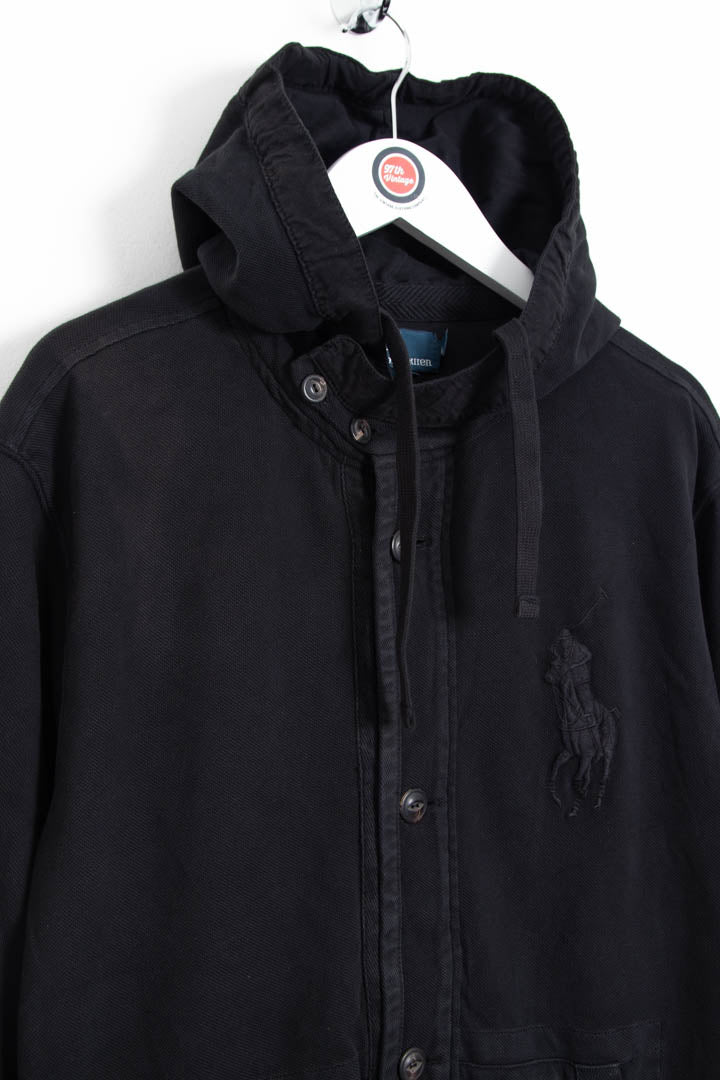 Image of Polo Ralph Lauren Big Pony Button Up Hoodie (M)