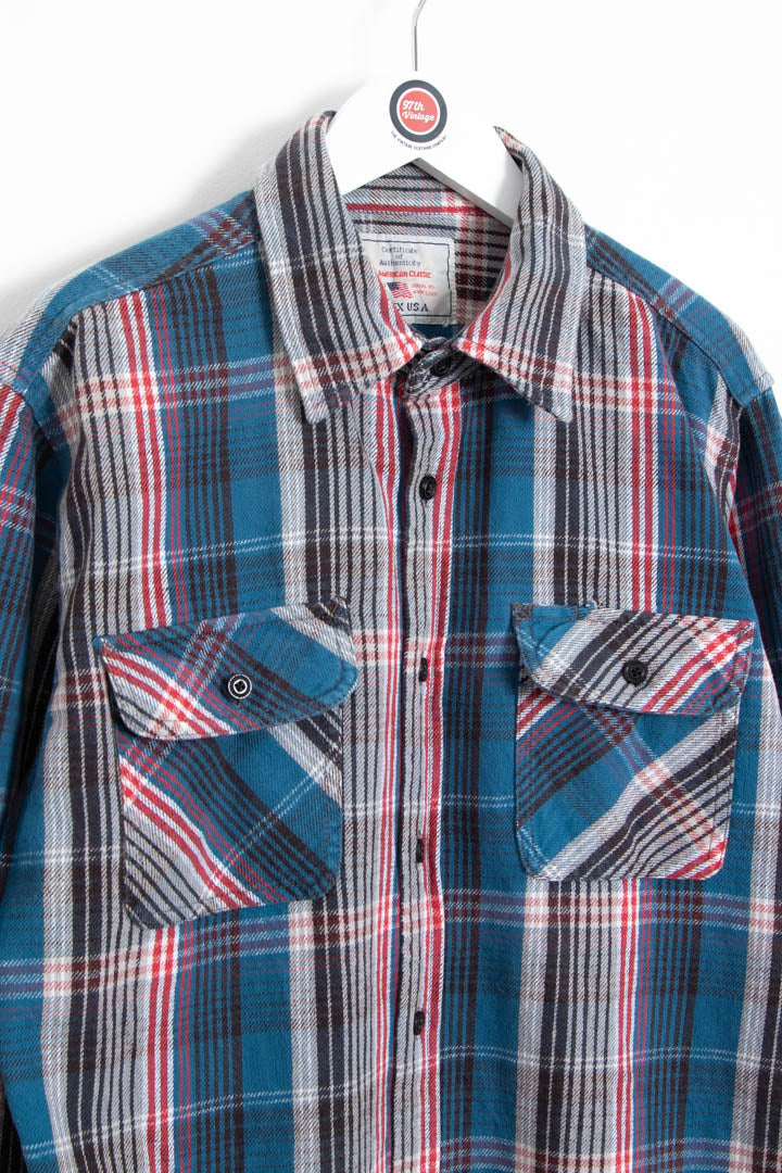 Image of Avirex Long Sleeve Flannel Shirt (M)