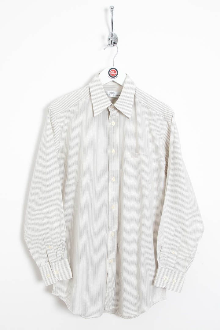 Image of Balenciaga Long Sleeve Pinstripe Shirt (S)