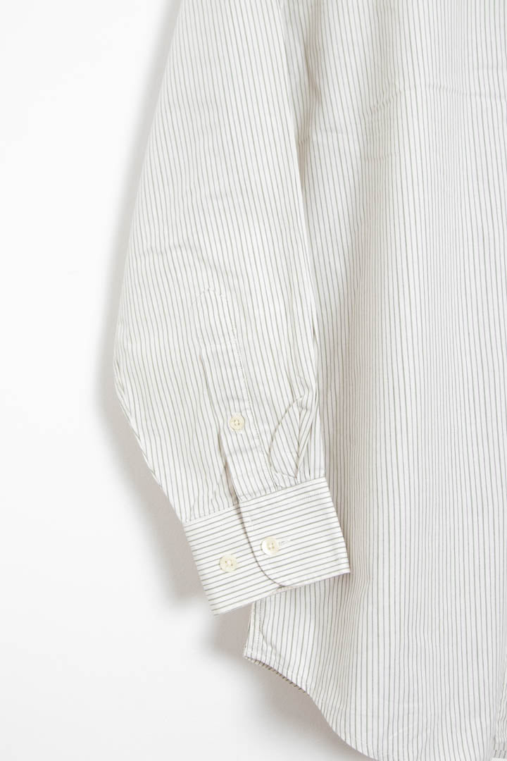 Image of Balenciaga Long Sleeve Pinstripe Shirt (S)